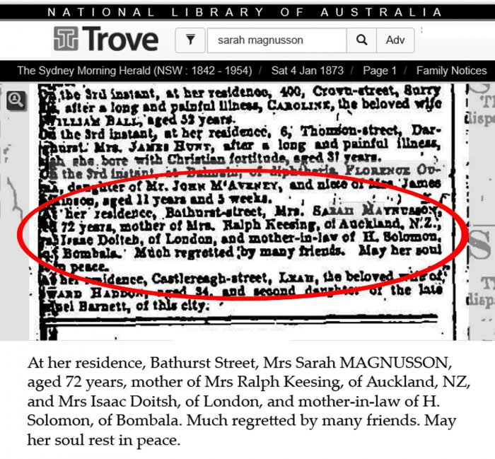 Sarah Magnusson Obituary 1873.jpg